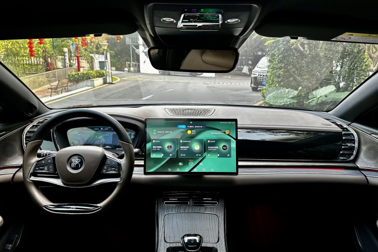 比亚迪 汉 2022款 EV 创世版 715KM前驱旗舰型中控内饰7008
