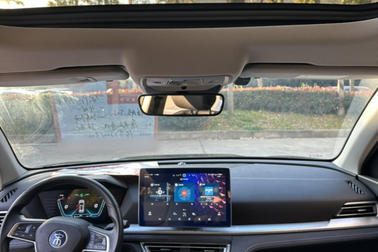 比亚迪 宋Pro新能源 2019款 EV 高功率高续航版旗舰型中控内饰7002