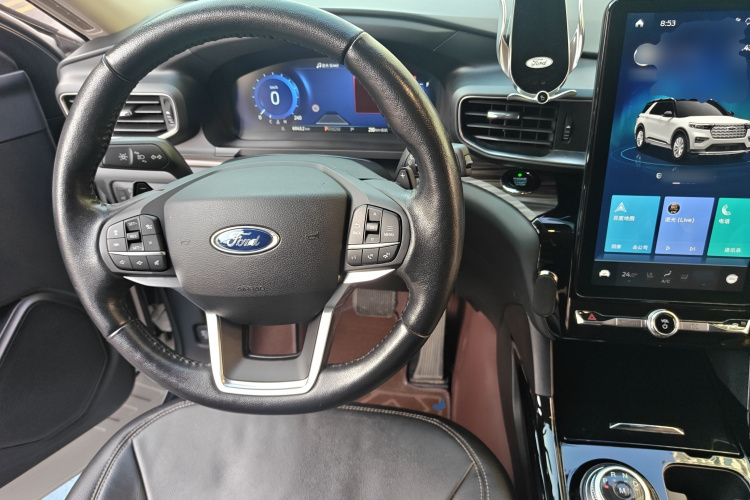 福特 探险者 2020款 EcoBoost 285 四驱钛金版 7座中控内饰13