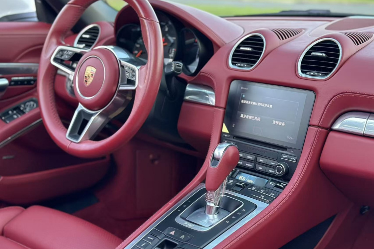 保时捷718 2022款 Boxster 2.0T中控内饰7003