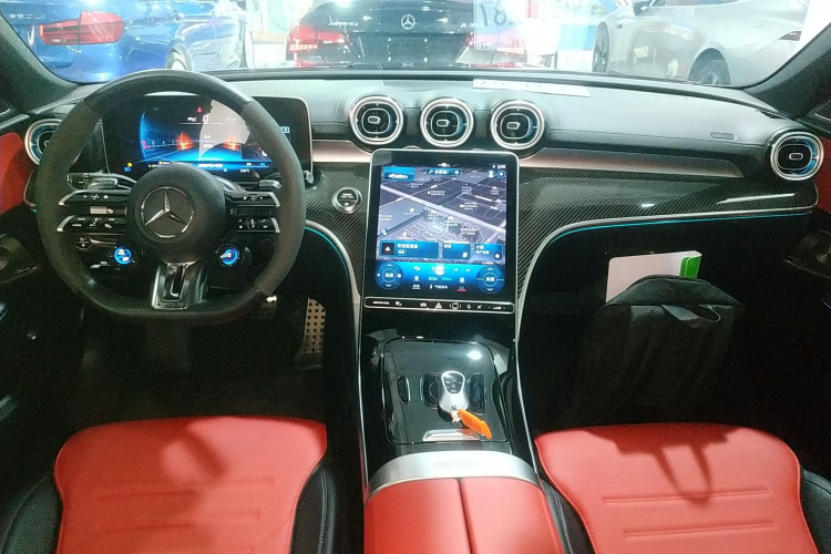 奔驰C级AMG 2024款 改款 AMG C 43 4MATIC中控内饰7002