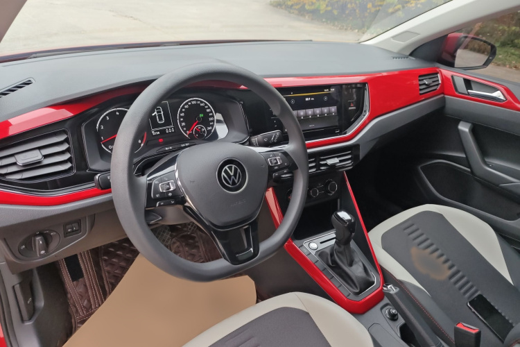 大众 Polo 2021款 Plus 1.5L 自动炫彩科技版中控内饰7003