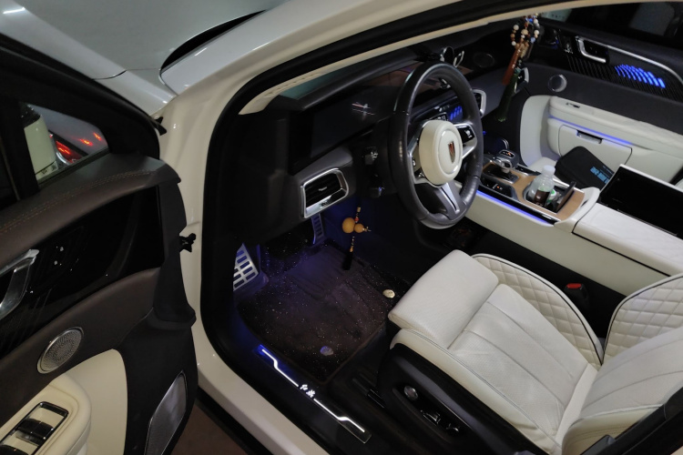 红旗E-HS9 2021款 510km 旗领版 四座中控内饰7003