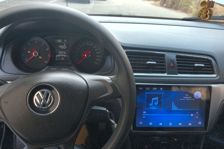 大众 朗逸 2017款 1.6L 自动风尚版中控内饰12