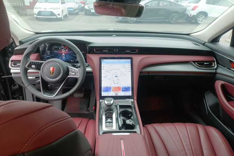 红旗H5 2023款 2.0T 自动智联旗畅版中控内饰7002