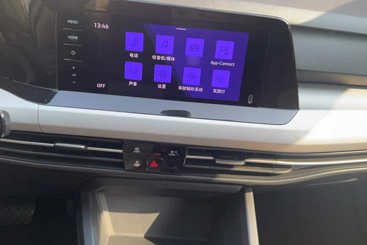 大众 高尔夫 2021款 280TSI DSG Pro中控内饰7008