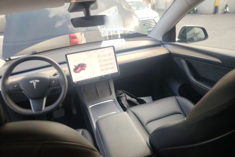 特斯拉 Model Y 2021款 长续航全轮驱动版 3D7中控内饰7002