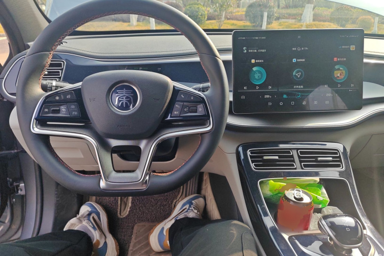比亚迪 秦PLUS 2021款 EV 600KM 旗舰型中控内饰12