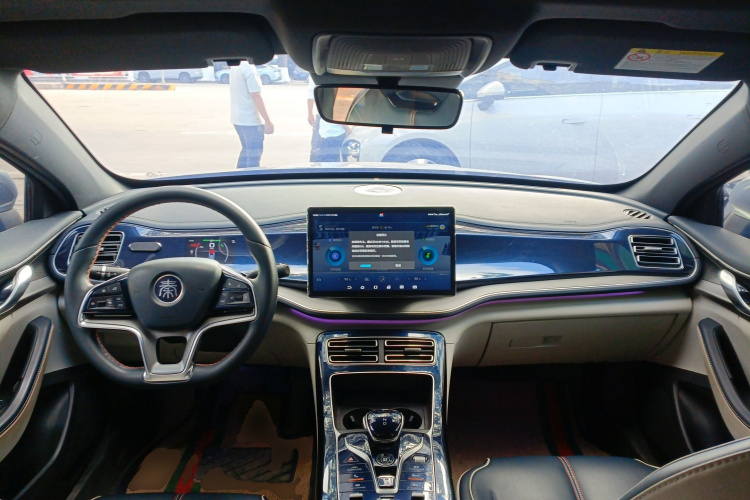 比亚迪 秦PLUS 2021款 EV 600KM 旗舰型中控内饰7002