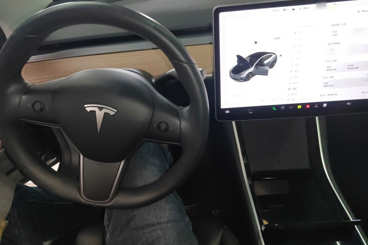 特斯拉 Model 3 2019款 标准续航后驱升级版中控内饰12