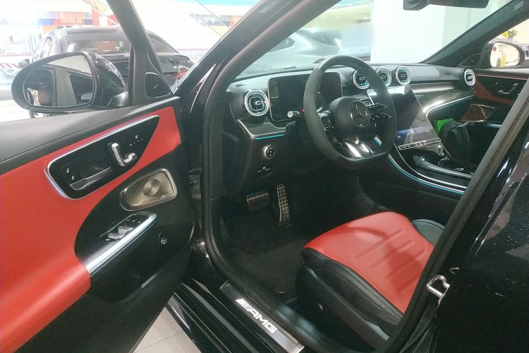 奔驰C级AMG 2024款 改款 AMG C 43 4MATIC中控内饰7003