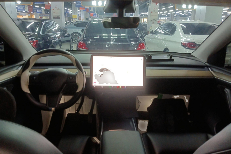 特斯拉 Model Y 2021款 标准续航后驱版中控内饰7002