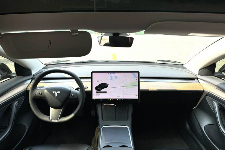 特斯拉 Model 3 2021款 标准续航后驱升级版 3D6中控内饰7001