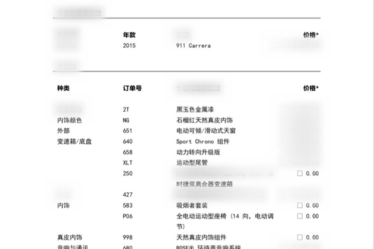 保时捷911 2012款 Carrera 3.4L局部细节9001