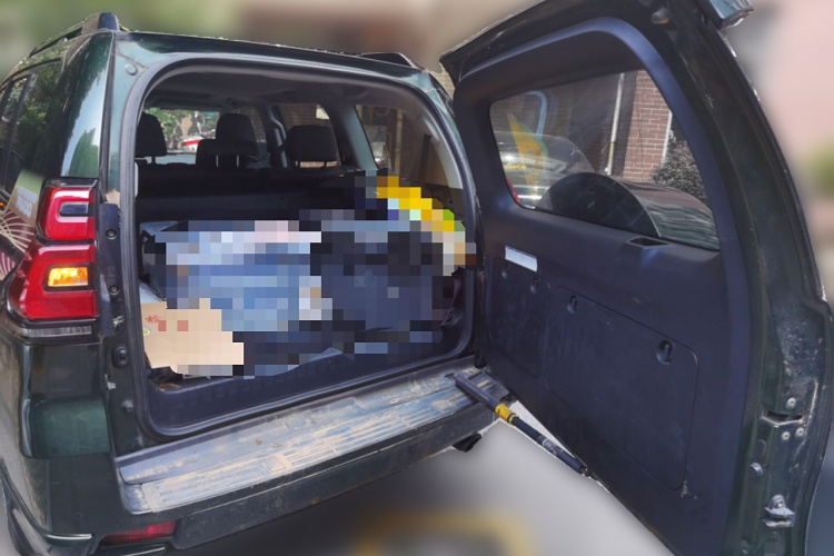 丰田 普拉多 2019款 3.5L 自动TX-L尊享版后挂备胎中控内饰23