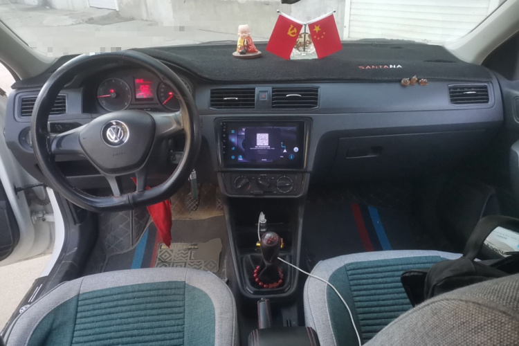 大众 桑塔纳 2021款 1.5L 手动风尚版中控内饰12