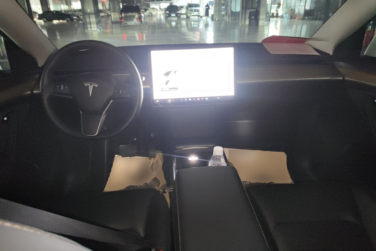 特斯拉 Model Y 2021款 长续航全轮驱动版中控内饰7002