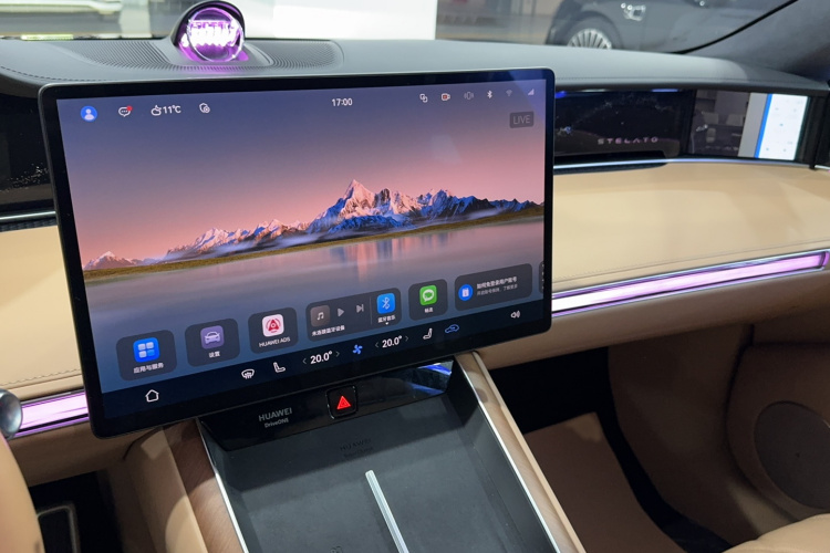 鸿蒙智行 享界S9 2024款 纯电 Ultra 四驱旗舰版中控内饰7004