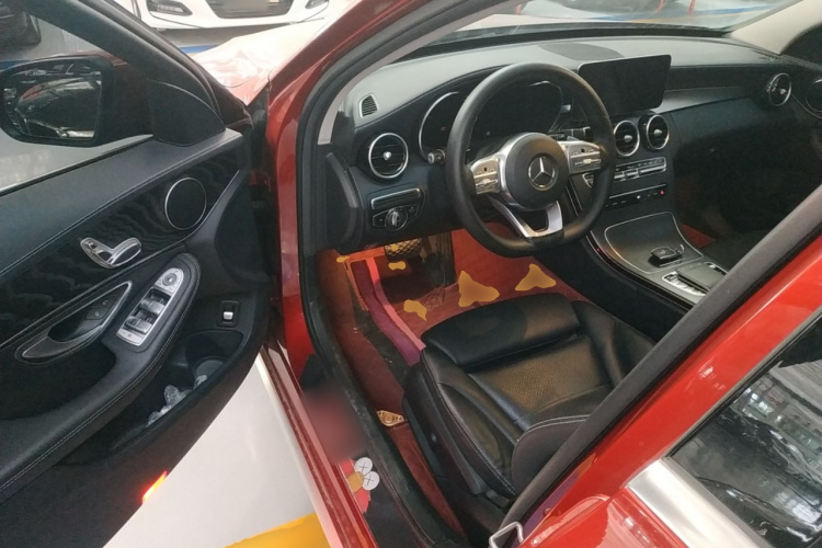 奔驰C级 2020款 改款 C 200 L 时尚型运动版中控内饰20