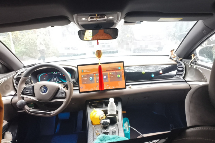 比亚迪 汉 2020款 DM 四驱性能版豪华型中控内饰12