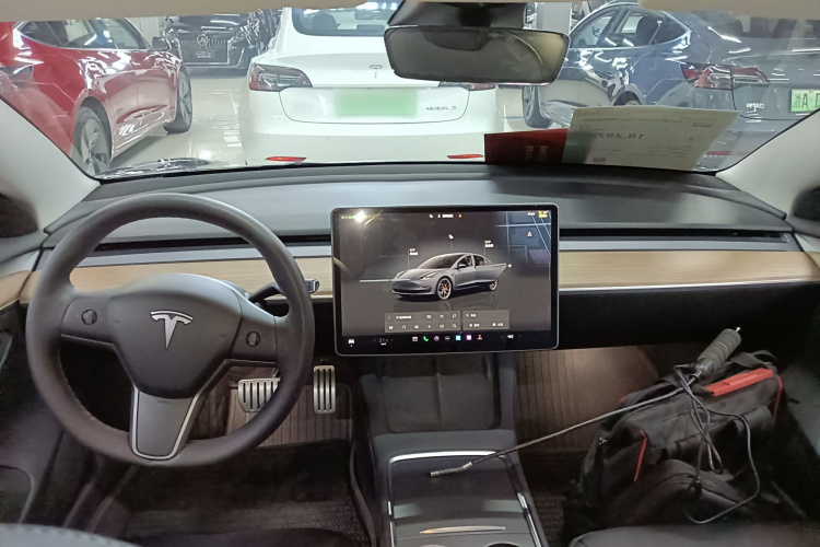 特斯拉 Model 3 2022款 Performance高性能全轮驱动版中控内饰7002