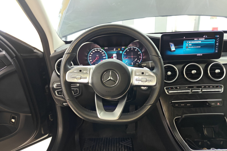 奔驰C级 2021款 C 200 L 时尚型运动版中控内饰13
