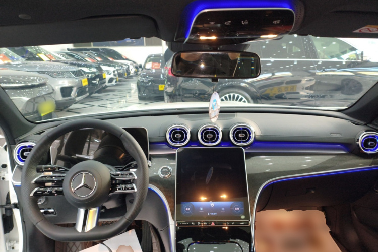 奔驰C级新能源 2024款 改款二 C 350 eL中控内饰12