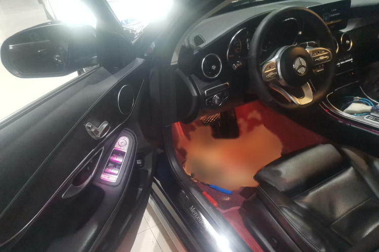 奔驰C级 2020款 改款 C 200 L 时尚型运动版中控内饰7003