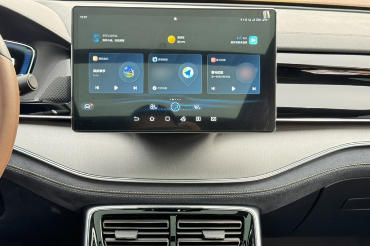 比亚迪 唐新能源 2021款 DM-i 112KM 尊贵型局部细节9006