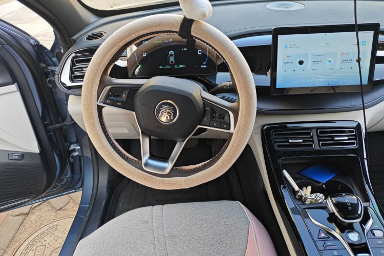 比亚迪 秦PLUS 2024款 荣耀版 DM-i 55KM领先型中控内饰13