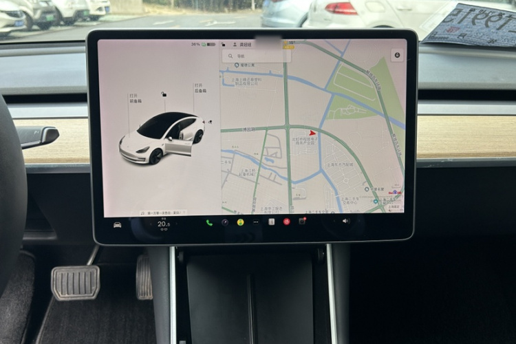 特斯拉 Model 3(进口) 2019款 标准续航后驱升级版(60度)中控内饰7012