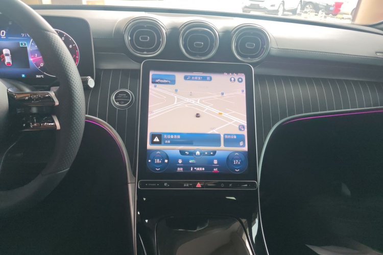 奔驰C级 2022款 改款 C 260 L 皓夜运动版局部细节16