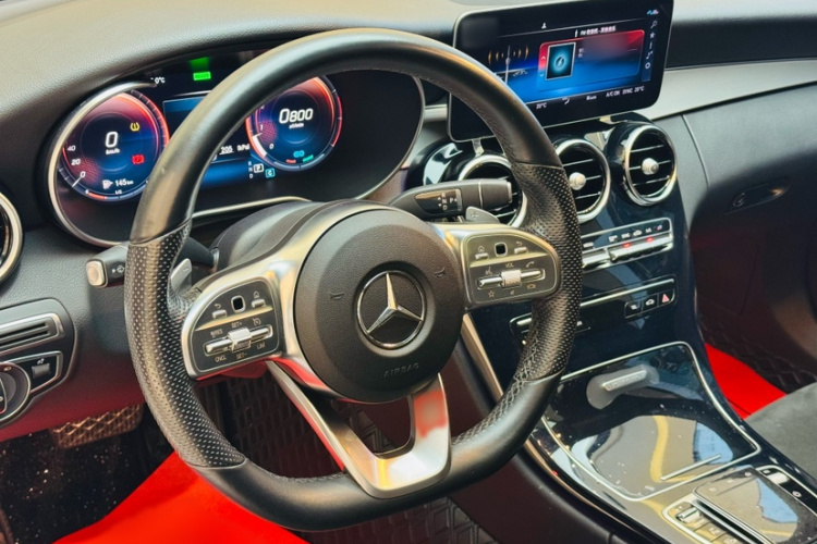 奔驰C级 2021款 C 260 星耀臻藏版中控内饰7003