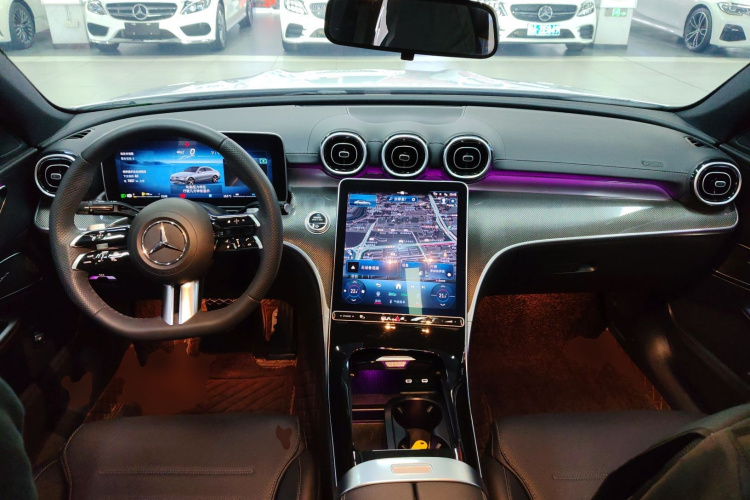 奔驰C级 2023款 改款二 C 260 L 运动版中控内饰12