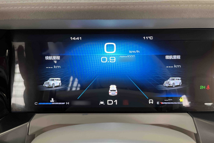 超境汽车 共创坦克300 2021款 2.0T 赛博坦克中控内饰7009