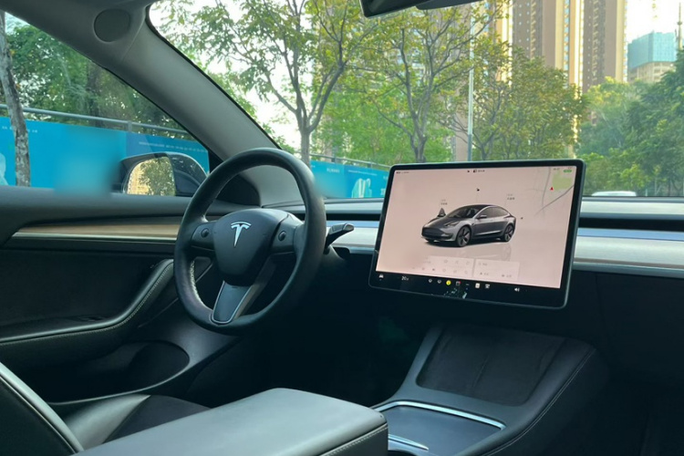特斯拉 Model 3 2022款 后轮驱动版中控内饰7003