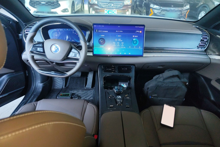 比亚迪 汉 2020款 DM 四驱性能版豪华型中控内饰12