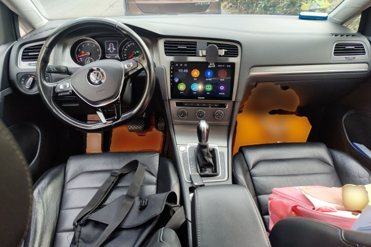大众 高尔夫 2016款 230TSI 自动豪华型中控内饰12