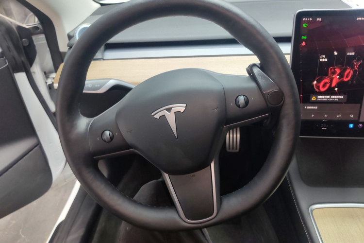 特斯拉 Model 3 2021款 改款二 Performance高性能全轮驱动版中控内饰13