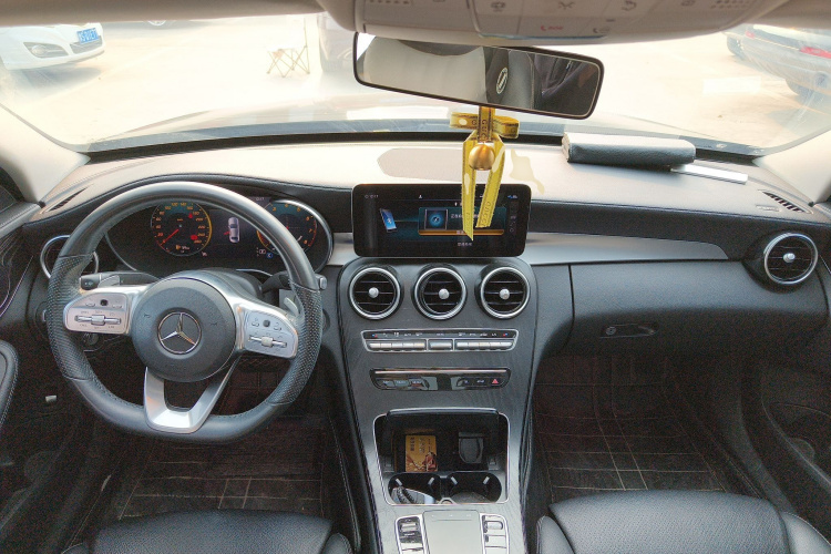 奔驰C级 2021款 C 200 L 时尚型运动版中控内饰12