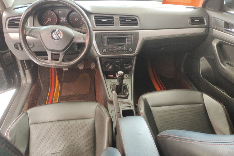 大众 朗逸 2017款 1.6L 手动风尚版中控内饰12