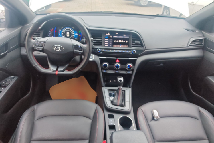 现代 领动 2019款 1.4T 双离合炫动·活力型中控内饰7002