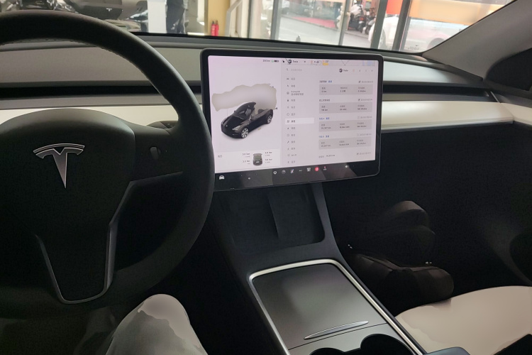 特斯拉 Model Y 2021款 长续航全轮驱动版 3D7中控内饰12