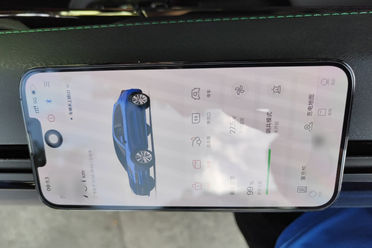 极氪001 2023款 WE版 100kWh中控内饰7001