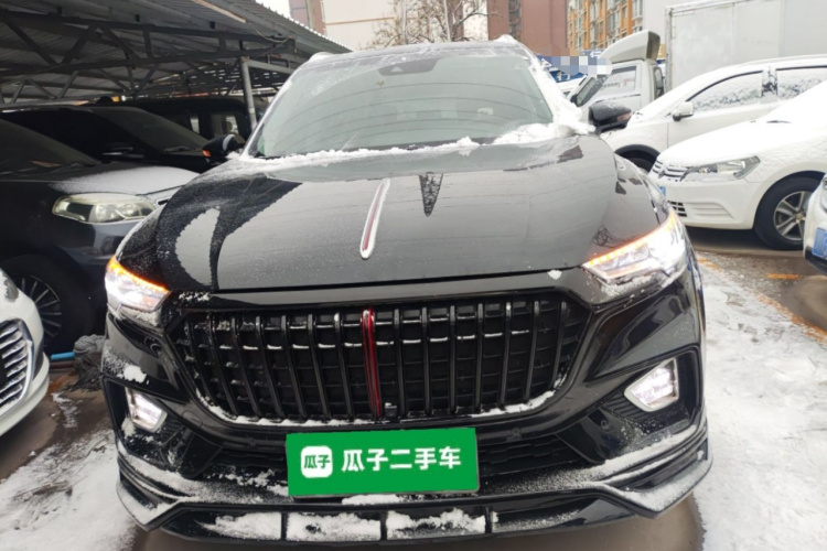 红旗HS5 2022款 2.0T 智联旗享四驱版车身外观2