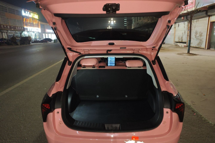 哪吒汽车 哪吒V 2022款 潮 400 Lite 粉色定制款机舱底盘23