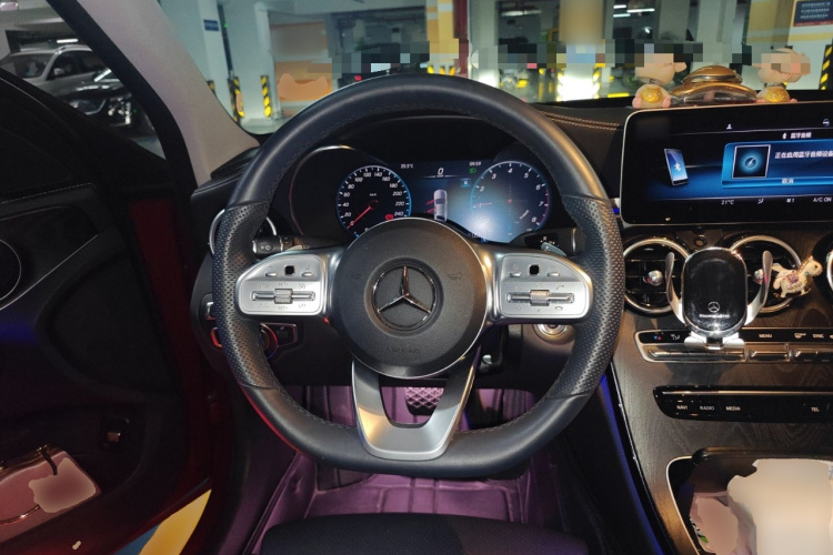 奔驰C级 2020款 C 200 L 时尚型运动版中控内饰13