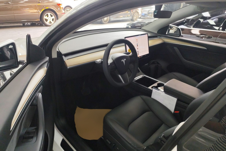 特斯拉 Model Y 2021款 长续航全轮驱动版 3D7中控内饰20