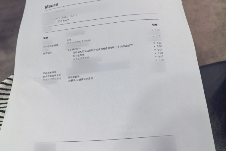 保时捷 2024款 Macan 2.0T局部细节9010