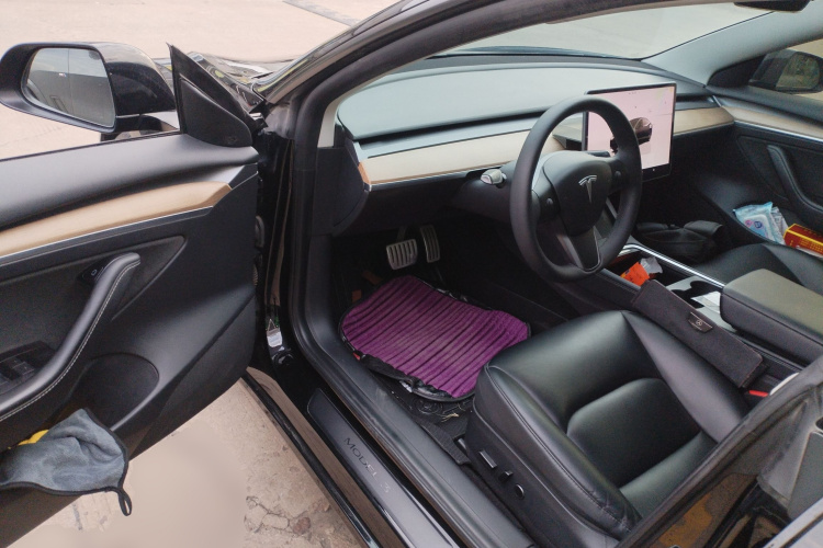 特斯拉 Model 3 2021款 改款二 Performance高性能全轮驱动版中控内饰7003